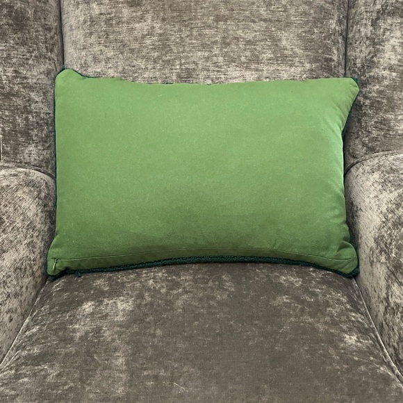 Macy’s Dachshund Holiday Hooked Accent Decor Pillow 21” x 15” - Picture 2 of 8